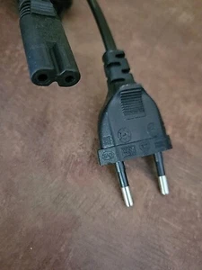 Großpackung Paket europäische 2-polige Netzkabel, Euro 2-polig, 6 Fuß RoHS-konform x20 - Bild 1 von 4