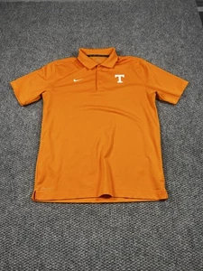 Tennessee Volunteers Shirt Mens Large NCAA Football Polo Nike Dri Fit Golf - Picture 1 of 7