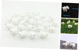 32 Pcs Mini Garden Miniature Sheeps Small Herd of Sheeps Fairy Garden Sheep - Picture 1 of 8