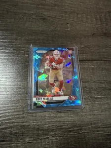 2024 Panini Prizm Football Ricky Pearsall Blue Ice Prizm RC #69/99 - Picture 1 of 8