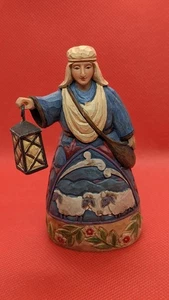 Jim Shore Heartwood Creek Holy Ornament Set Lantern Woman - Picture 1 of 5