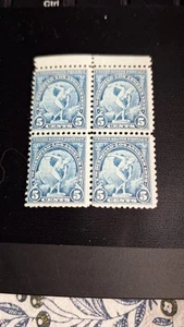 Scott #719, M/F/NH, L.A. Olympics, Blue, 5 cent, Blk of 4 , Perf 11x10.5 - Picture 1 of 2