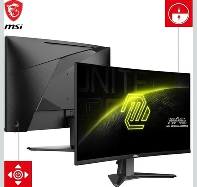 MSI MAG 27C6F 27 Inch FHD Curved Gaming Monitor - 1500R 1920 x 1080 - Image 1 of 4
