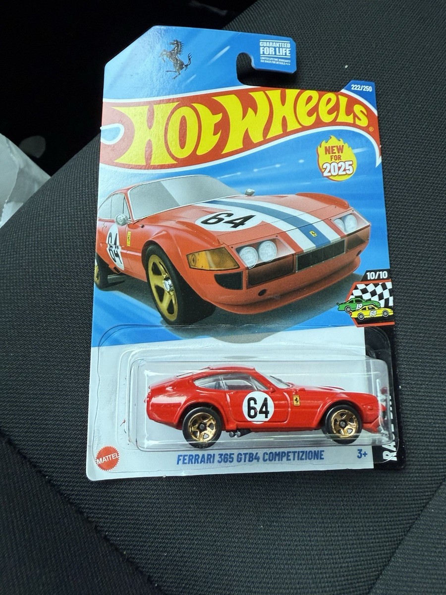 FERRARI 365 GTB4 COMPETIZIONE ×２ ホットウィール Hot Wheels Ferrari 365 GTB4 Competizione #222 Mainline 2025