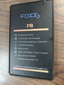 TABLETA FOXX P8 32GB 8"" Nueva Sin Usar (Sin Caja) Ver - Imagen 1 de 3