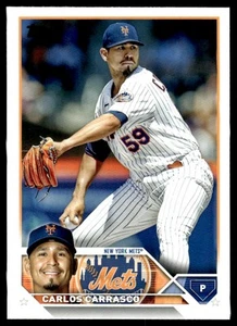 2023 Topps Carlos Carrasco New York Mets #161 - Picture 1 of 2