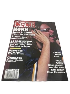 Circus Magazine August 1998 Korn cover 10 Page Special Near Mint Deftones Creed - Picture 1 of 5