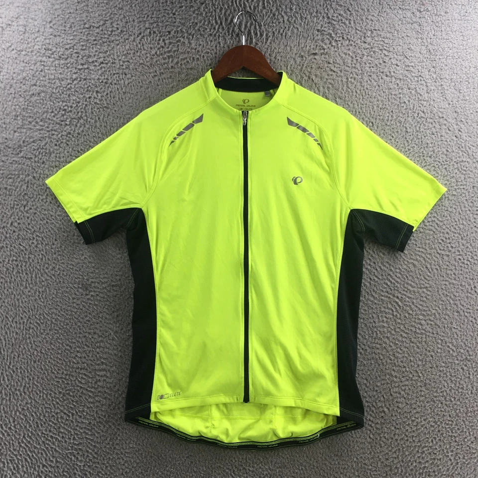 Camiseta deportiva de ciclismo Pearl Izumi Quest para mujer XL verde neón manga corta cremallera completa Foto 1 de 4
