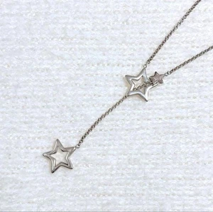 Collar Tiffany & Co. Vintage Star Lariat Plata de Ley 925 Raro - Imagen 1 de 4