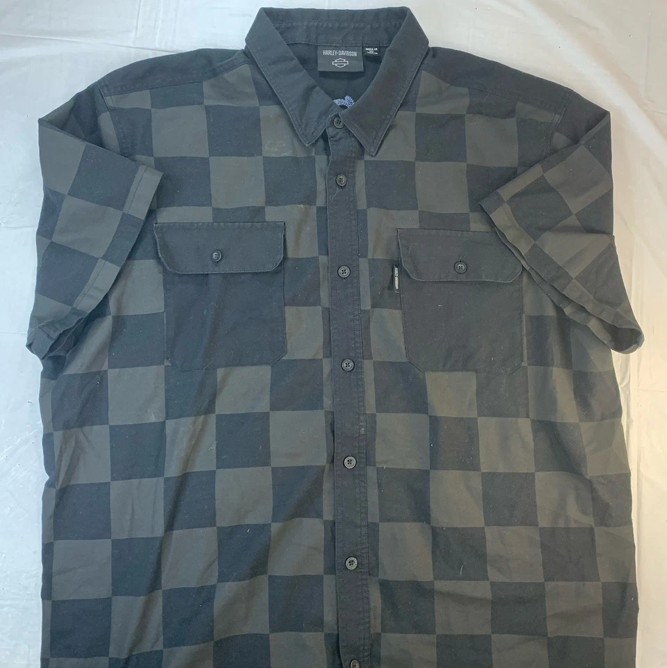 Camisa Harley Davidson Para Hombre 3x Abotonada Motociclista Mecánico Motocicletas Foto 1 de 4