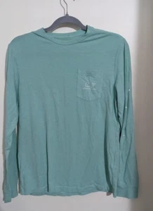 Vineyard Vines Unisex Boys Girls Tee L EdgartownMint Long Sleeve T Shirt Logo - Picture 1 of 6