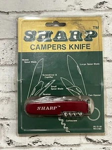 Vintage Sharp Campers Knife Folding Pocket Knife Camping New - Picture 1 of 2