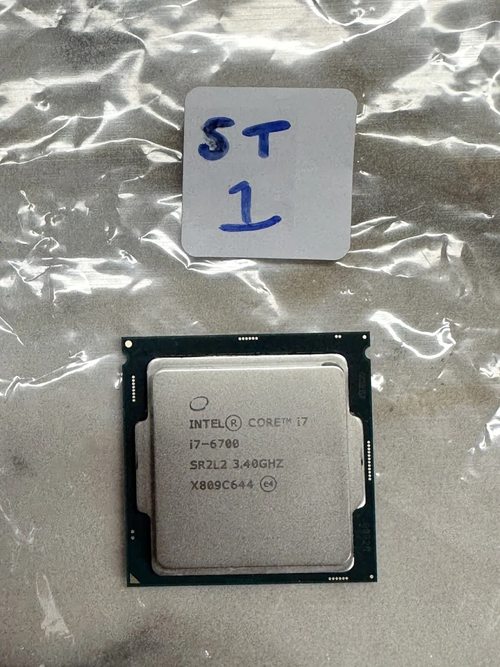 Genuine Intel Core i7-6700 CPU 3.40 GHz 8MB Cache Processor SR2L2 Socket - image 1 of 1
