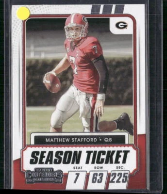 2021 Panini Contenders Draft Picks #9 Matthew Stafford - Image 1 of 2