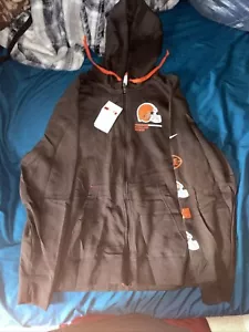 Nike Men’s NFL Cleveland Browns Jacket Large $85 Msrp - Picture 1 of 5