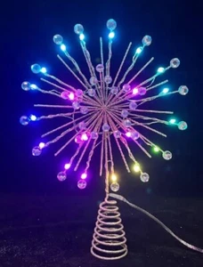 Smart RGBIC BLE LED Star Tree Topper with acrylic stud pattern - Picture 1 of 4