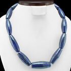SUPERB TOP DEMANDED 836.00 CTS NATURAL BLUE LAPIS LAZULI BEADS NECKLACE PAYPAL