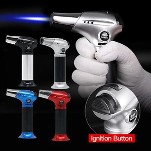 Butane Refillable Kitchen Cooking Torch, Torch Lighter With Safety Lock And - Picture 1 of 24