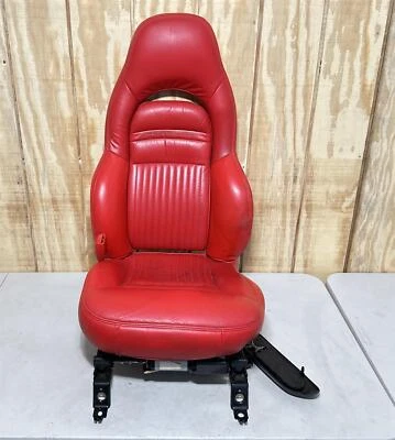 1997-2004 Chevrolet Corvette C5 Driver Left Hand Side Seat Torch Red - Image 1 of 4