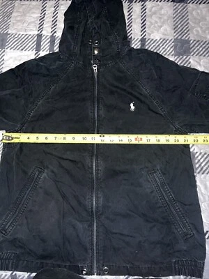 Chaqueta pequeña Polo Ralph Lauren con capucha y cremallera Foto 1 de 4