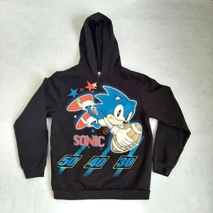 Sonic the Hedgehog Black hoodie Boys 10/12 - Picture 1 of 7
