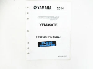 Nuevo manual de montaje de fábrica genuino Yamaha para concesionario Grizzly 350 2x2 YFM350T 2014 - Imagen 1 de 2