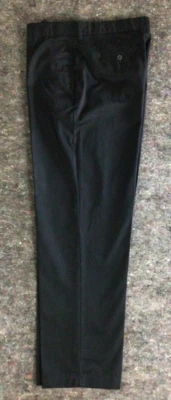 Calça de cintura ajustável uniforme escolar preta chino tamanho 14 masculina Land's End - Imagem 1 de 4