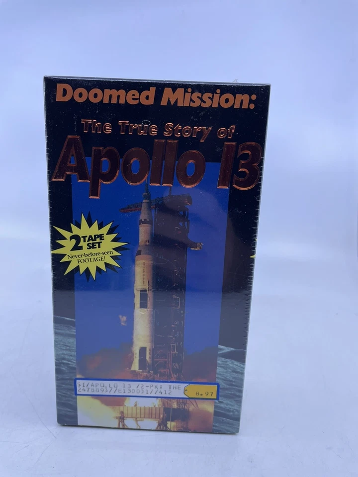 NASA Doomed Mission The True Story of Apollo 13 VHS 2 Tape Set 1995