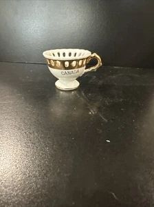 Miniature Canada Souvenir Cup Cut Top - Picture 1 of 3