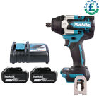 Makita DTW700 18V LXT Brushless 1/2" Impact Wrench + 2 x 5Ah Batteries & Charger