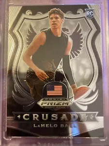 Lamelo Ball 2020 Prizm Draft Crusade Rookie RC Charlotte Hornets C31 - Picture 1 of 2