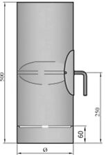 Ofenrohr 130mm