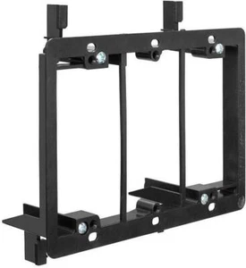 Arlington LV3 3-Gang Low Voltage Device Mounting Plate for 1/4" - 1" Thick Walls - Picture 1 of 1