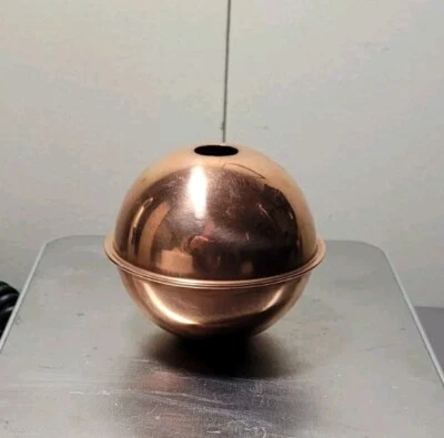 3'' WEATHERVANE COPPER BALL for weathervane or lightening rods ,rare TOP BALL - Image 1 of 4