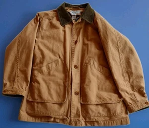 Chaqueta De Colección LL Bean Chore Barn Field Mujer S-P Lona Extraíble Franela Forrada - Imagen 1 de 12