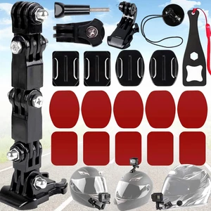 Kit Di Accessori per Action Cam, 20 Pezzi - Supporti Casco Adesivo, Attacchi Cur - Foto 1 di 12
