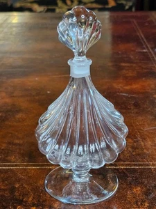 Vintage Baccarat Crystal Primevere Shell Parfum Cruet Flakon Frankreich - Bild 1 von 14