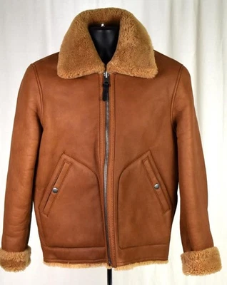 NEW $1995 COACH Reversible Lamb Sheepskin Shearling Leather Bomber Jacket M 40 - Image 1 of 4