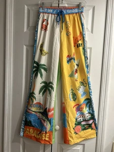 Alemais Vibes ~ "Paradise Inn" Paradiso Print seidige Poly-Hose ~ Taschen ~ 28" innen ~ S - Bild 1 von 13