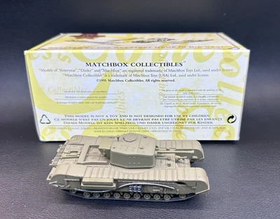 Matchbox Collectibles DINKY DYM37584 CHURCHILL MK VII 1:72 w/COA - Image 1 of 4