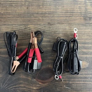 Lote 4 Harley Batería Tender Alligator Clip Anillo Terminal Combo Kit con Portafusibles - Imagen 1 de 3