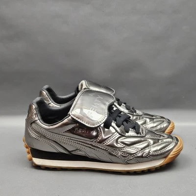 Puma Fenty Avanti Shoes Womens Size 5.5 Silver Metallic Football Retro Trainer - Image 1 of 4
