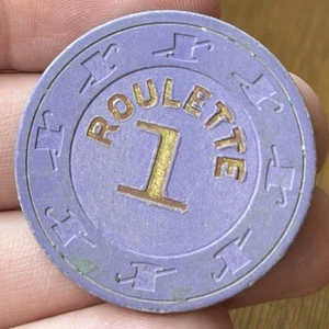 Paulson H&C Purple Roulette 1 Chip - Bild 1 von 3