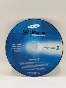 SAMSUNG SyncMaster TFT-LCD Monitor Disc - Picture 1 of 2
