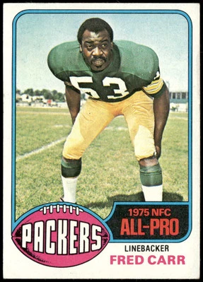 1976 topps #360 Fred Carr - Image 1 of 2