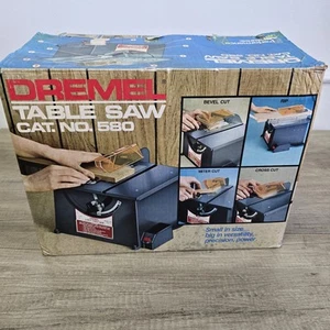 Dremel 4 Inch Table Saw Model No 580 / Boxed And Working / Model Tool - Picture 1 of 10