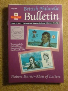 Boletín Filatélico del Reino Unido - Robert Burns - Mayo 1996 - Imagen 1 de 1