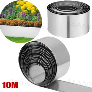 10m Rasenkantenband verzinkt Rasenkante Beeteinfassung Mähkante Metall - Bild 1 von 12