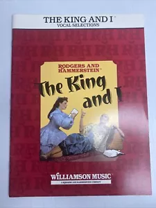 The King and I (Score) Vocal Selections Sheet Music Book Williamson Music ~ 1951 - Picture 1 of 6