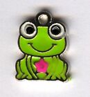 Cute little frog alloy charm or pendant. Set of 1.
